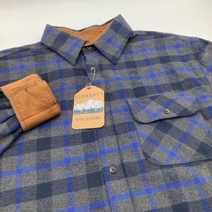 Gioberti Mens Long Sleeve Button Up Flannel Shirt Size Small NWT‎